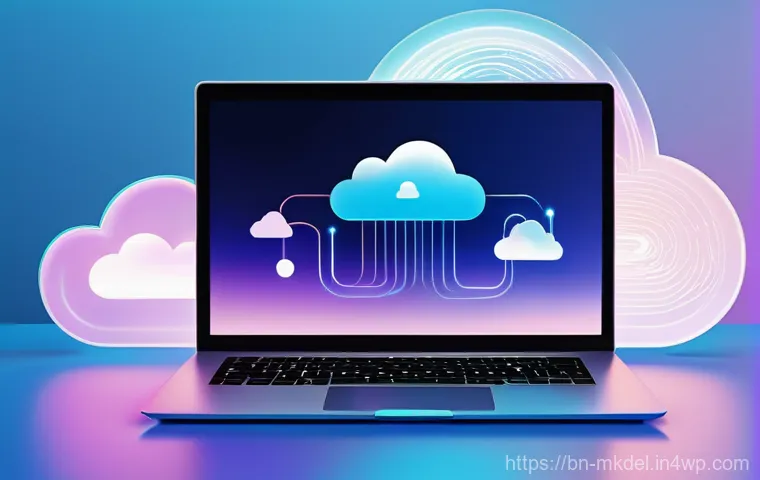 효율적인 디지털 공유재 관리 기법 - **Prompt:** A vibrant, split-screen image illustrating digital file organization. On the left side, ...